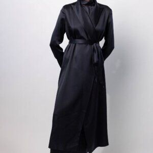 NWT Dusan Silk Oversized Blusher / Trench